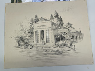 Asay Office Drawing - style of George Mathis-640x480px